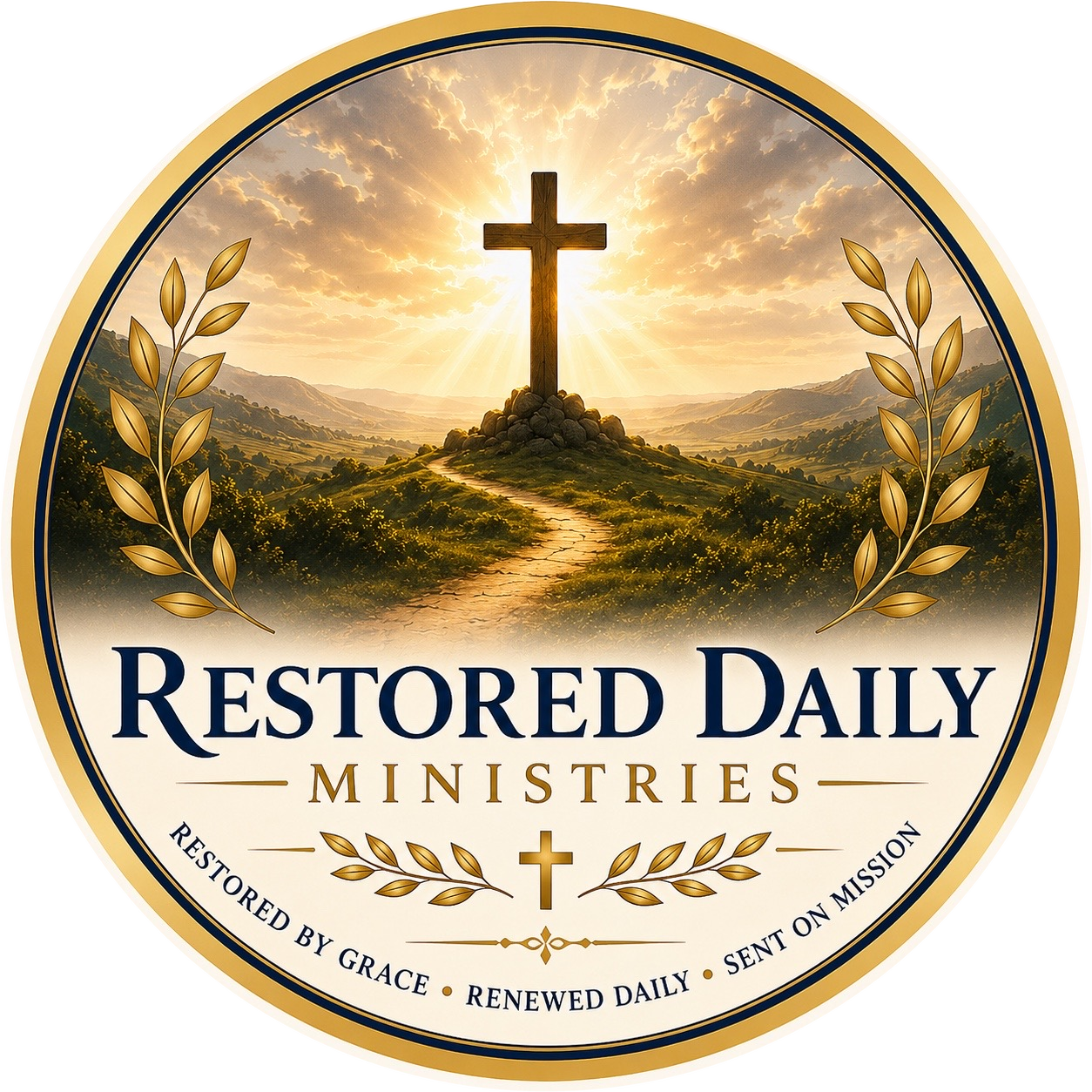 Restored Daily Ministries emblem